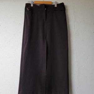 Beautiful Brown slit skirt